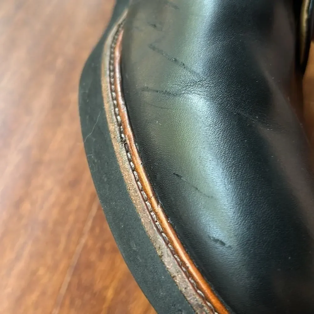Samuel Hubbard Founder Classic Men’s Oxford Work Shoes, Black Leather, Size 10.5